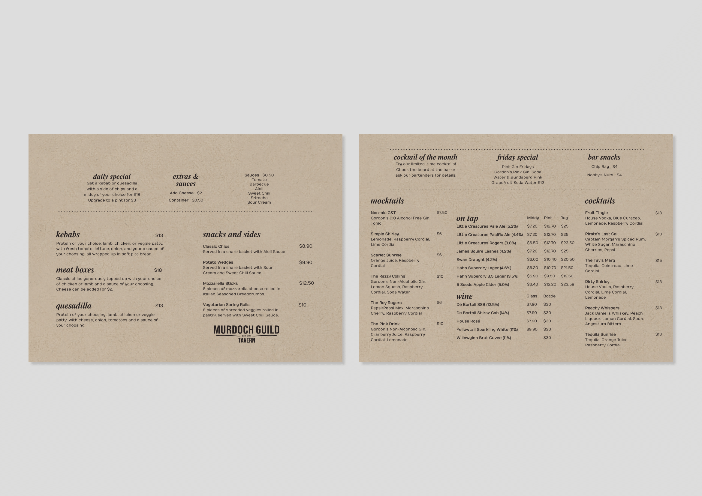 Murdoch Guild Tavern